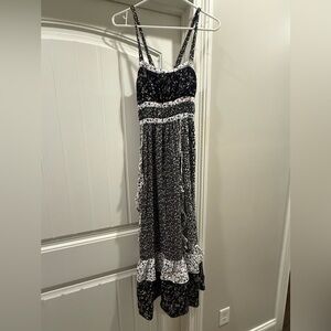 Free People Yesica size 6 floral boho maxi dress cottagecore